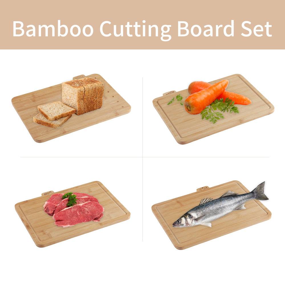 Set de Planches à Découper avec Icônes Alimentaires.