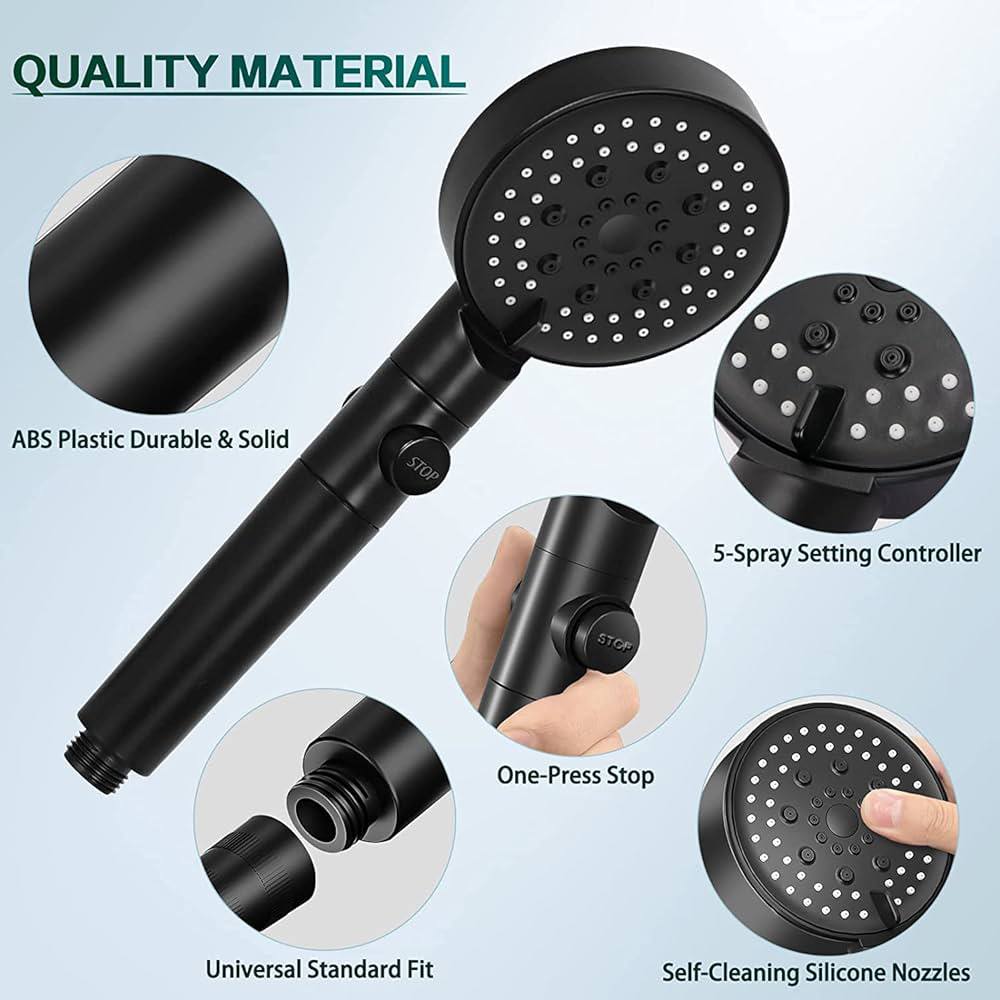Pack Douche Moderne - Douchette à 4 Modes.