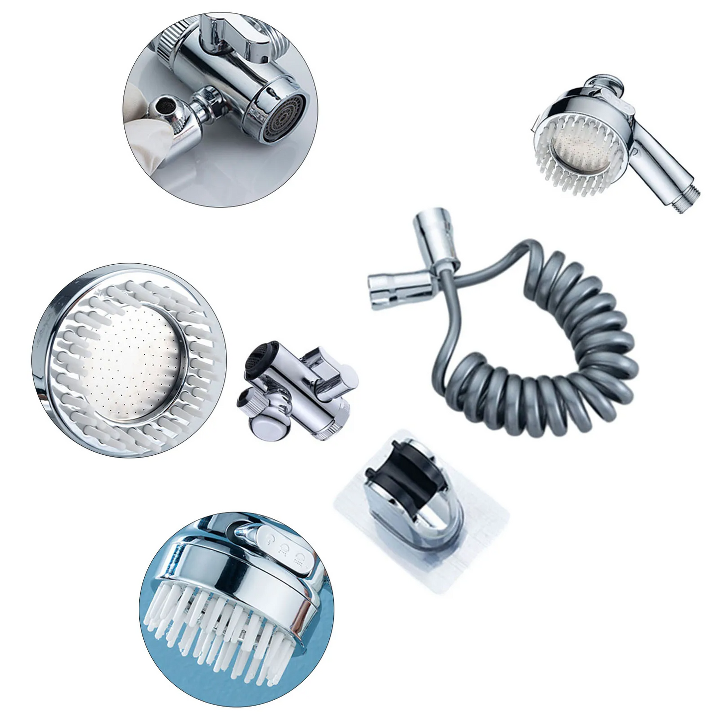 Ensemble de robinet et douchette de salle de bain réglable