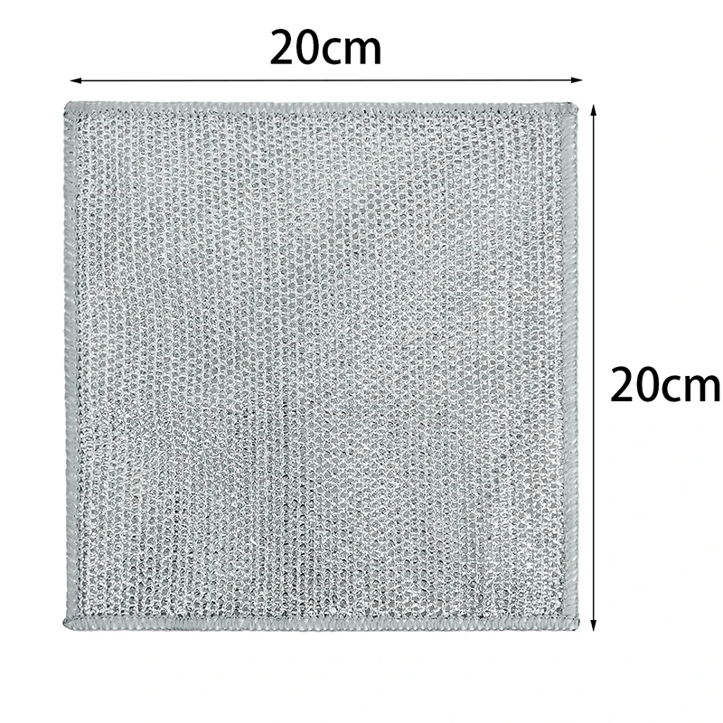 Chiffons en fil d'acier Double face