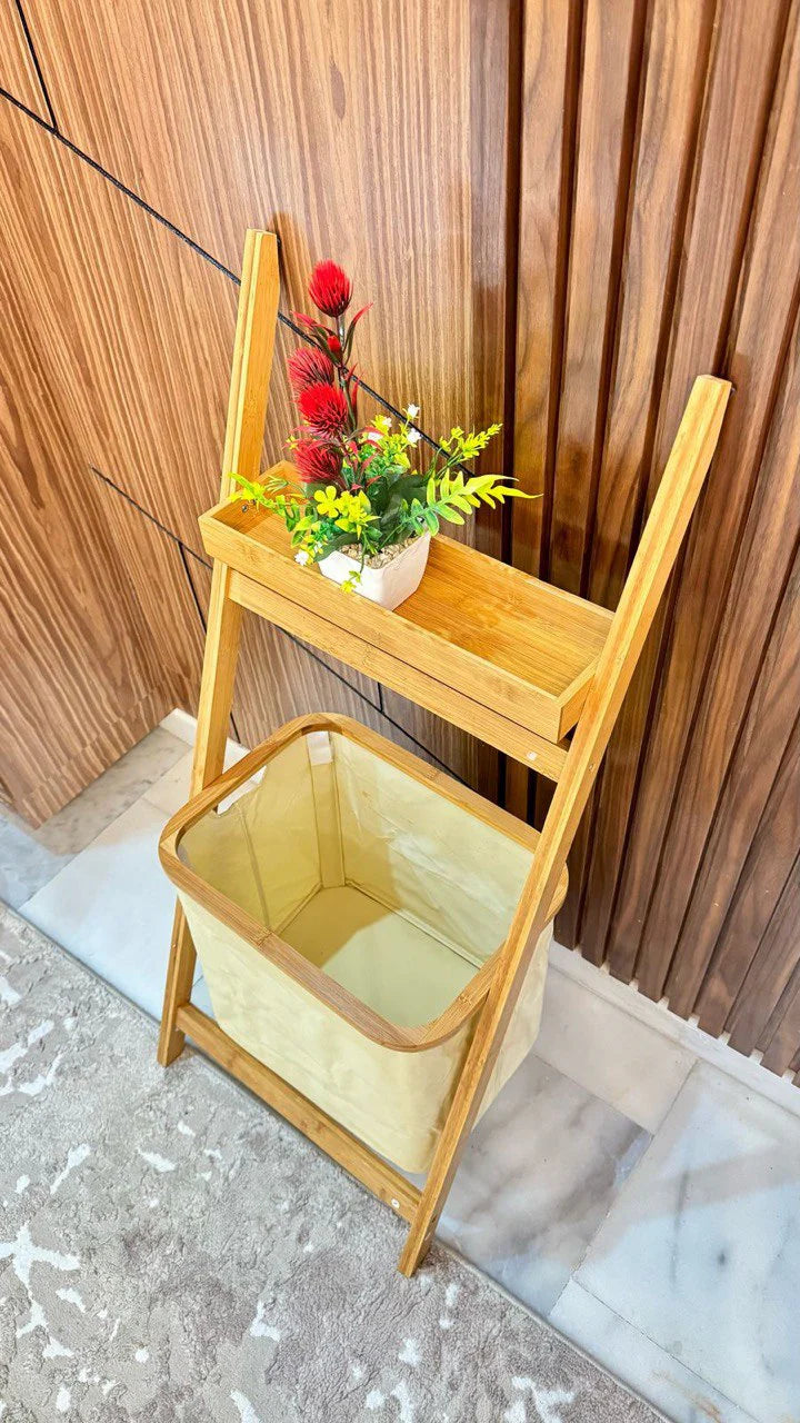 Panier à linge en bambou