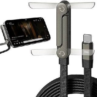 Câble Type-C 240W avec Support Pliable Intégré