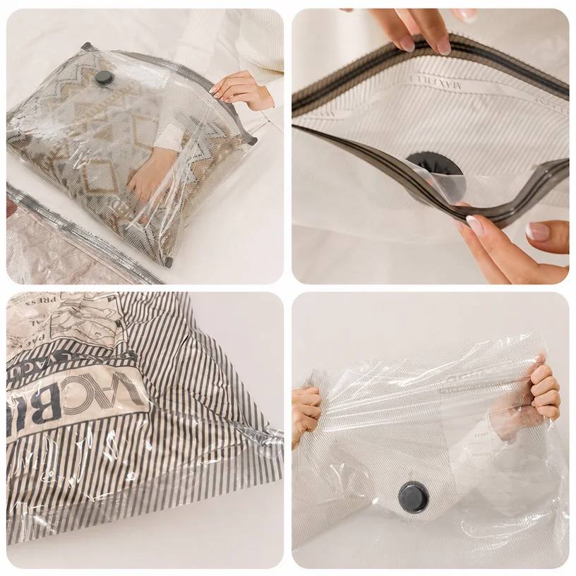 12 Sacs sous vide avec pompe électrique 🧳 💨