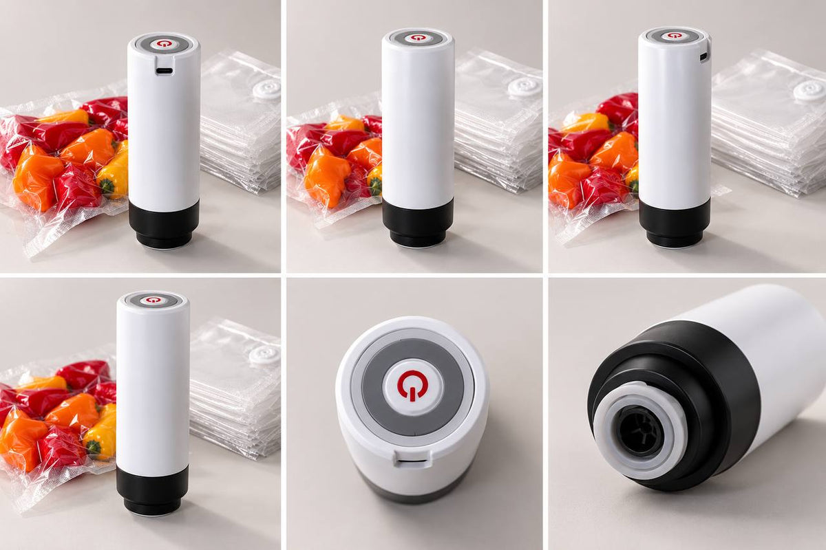 Kit Sous Vide Alimentaire 🔋 + 20 Sachets Inclus