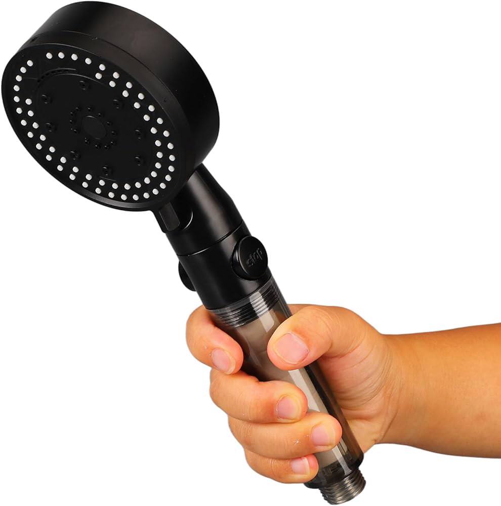 Pommeau de douche filtrant haute pression