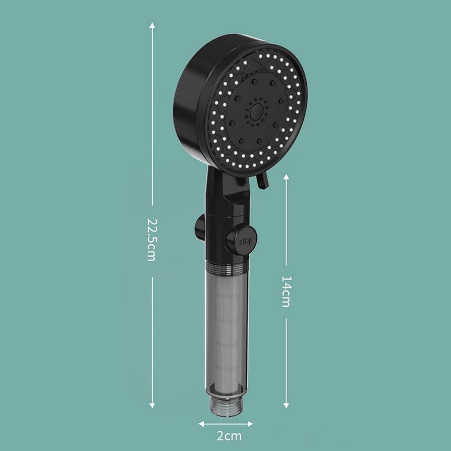 Pommeau de douche filtrant haute pression