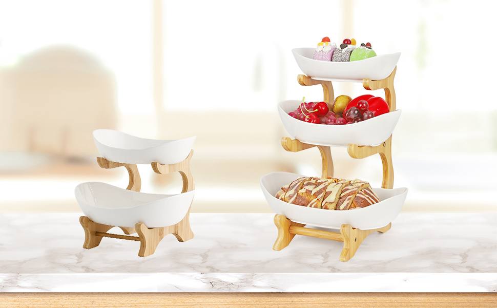 Présentoir Élégant pour Fruits & Fruits Secs 🍇🥜✨