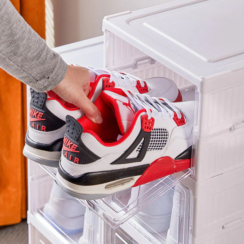 Rangement de Chaussures Pliable à 6 Étages.
